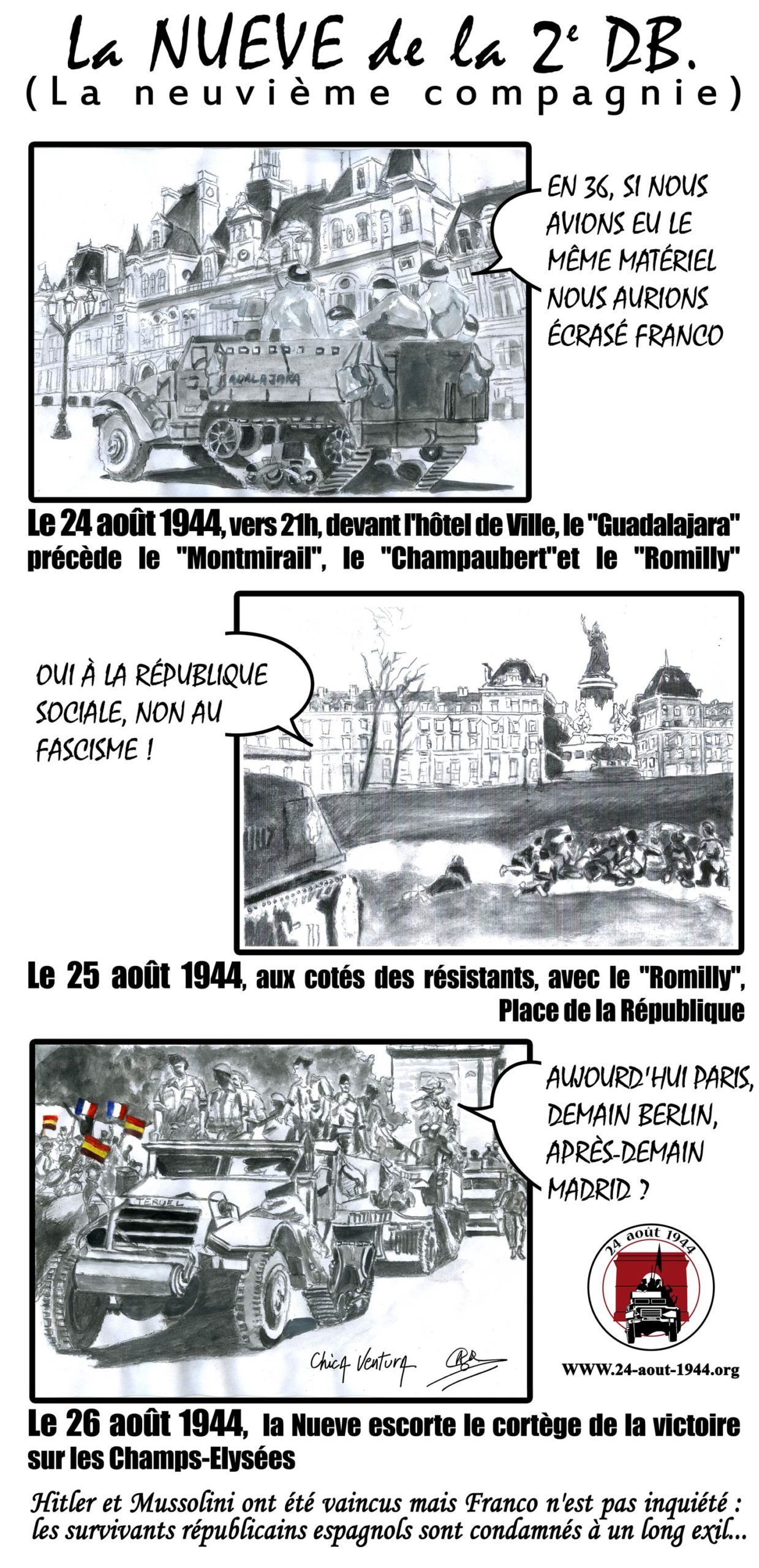 LA FRESQUE DE LA NUEVE